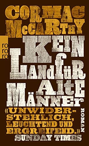 Cormac McCarthy: Kein Land für alte Männer (Paperback, Rowohlt Taschenbuch)