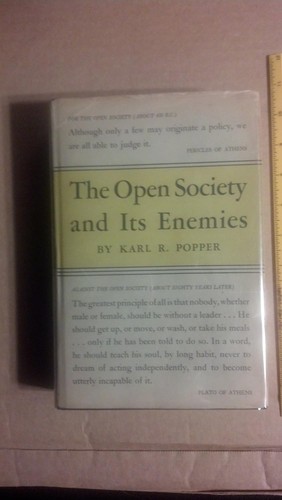 Karl Popper: The Open Society and Its Enemies (1950, Princeton University Press)