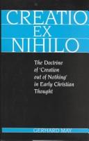 May, Gerhard: Creatio ex nihilo (1994, T&T Clark)