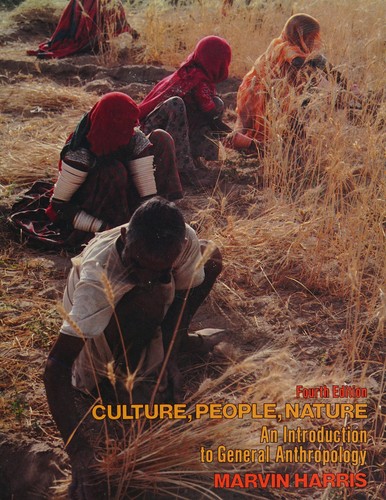 Marvin Harris: Culture, people, nature (1985, Harper & Row)