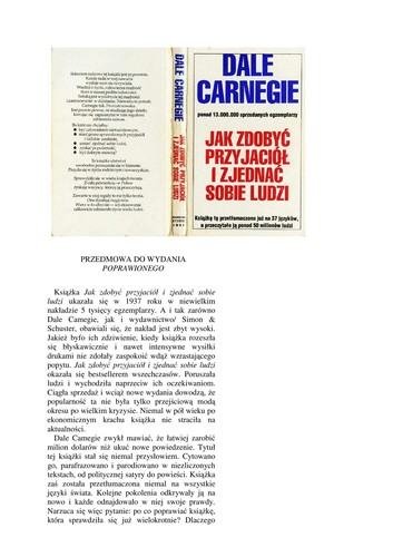 Dale Carnegie, Dale Carnegie: Jak Zdobyc Przyjaciol i Zjednac Sobie Ludzi (How to Win Friends and Influence People) - in Polish language (Paperback, Polish language, 1936, Studio Emka)