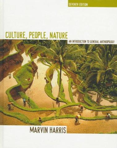 Marvin Harris: Culture, people, nature (1997, Longman)