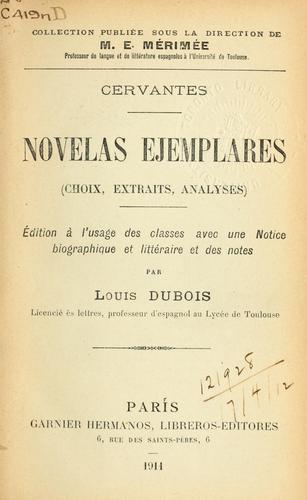 Miguel de Cervantes Saavedra: Novelas ejemplares (Spanish language, 1911, Hermanos)