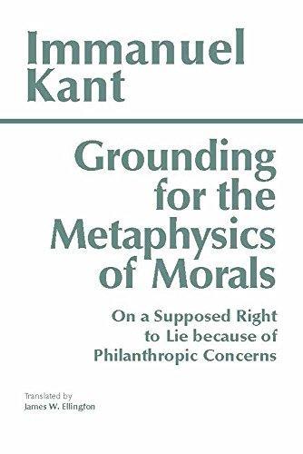 Immanuel Kant: Grounding for the Metaphysics of Morals (1993)