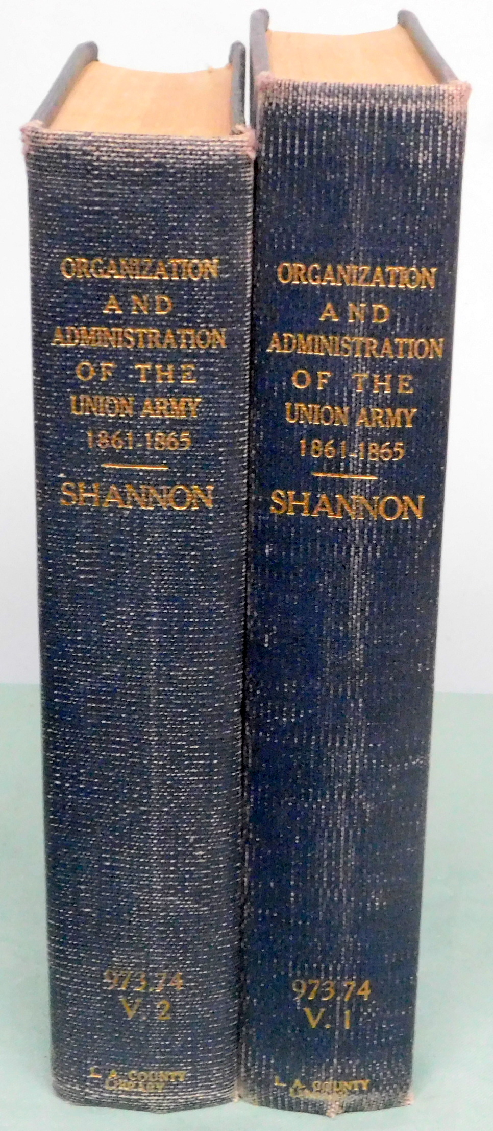 Fred Albert Shannon: Organization and Administration of the Union Army (Hardcover, 1928, Arthur H. Clark)