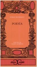 Manrique, Jorge: Poesía (Spanish language, 2003, Editorial Castalia)